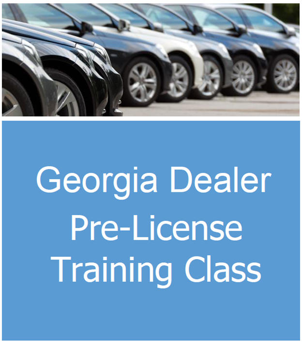 Georgia Dealer License Training Class